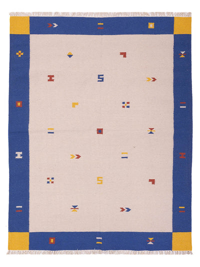 Moderne kilim Tapijt - Wollen tapijt