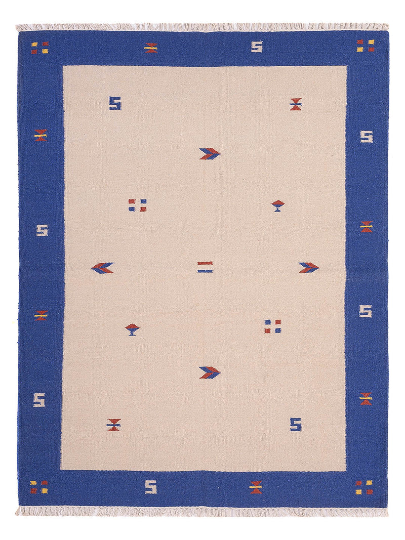 Moderne kilim Tapijt - Wollen tapijt