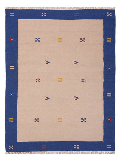 Moderne kilim Tapijt - Wollen tapijt