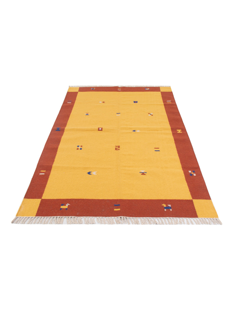Moderne kilim Tapijt - Wollen tapijt