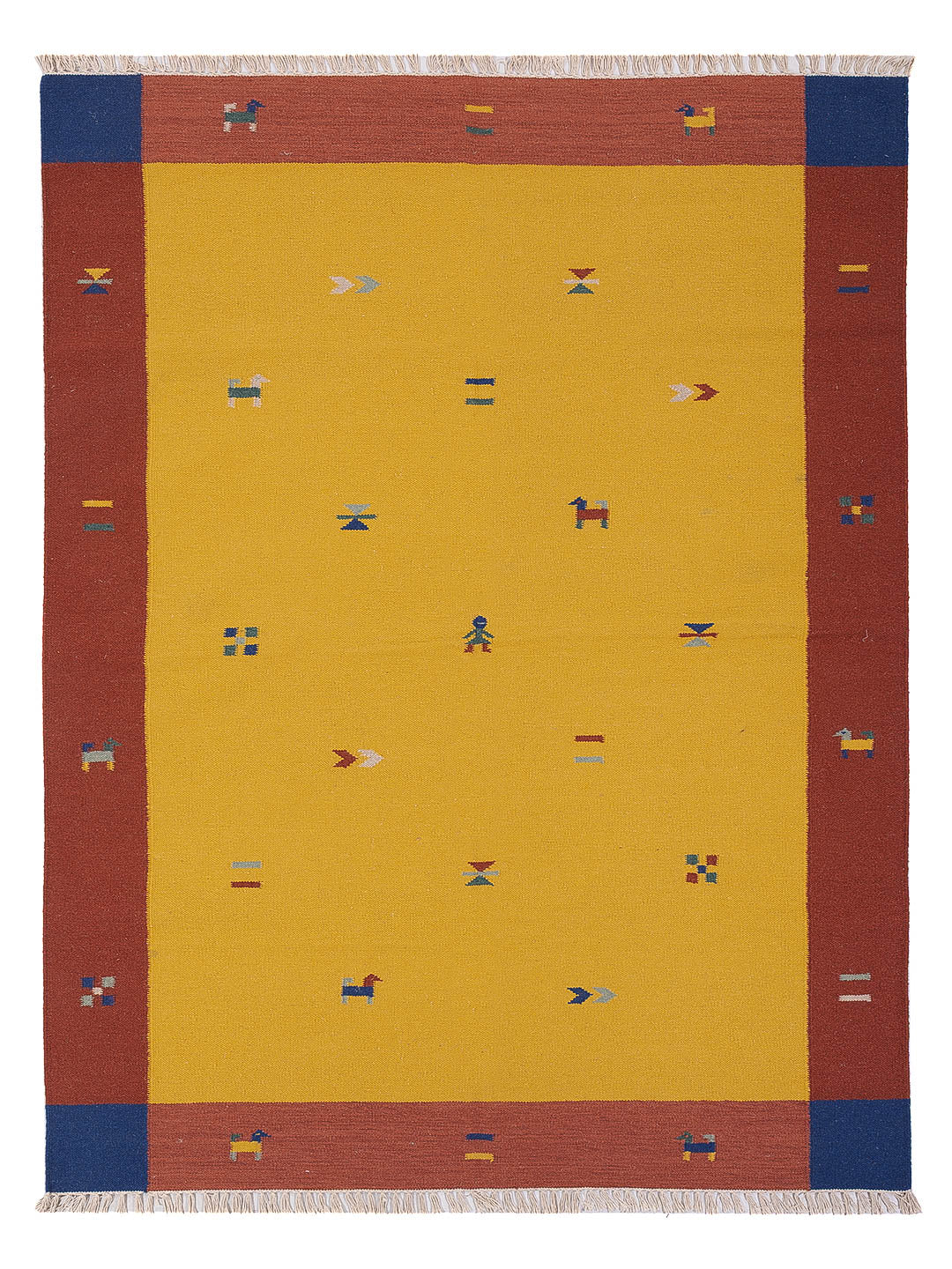 Kelim Teppich - Trendy - 240 x 170 cm - gold