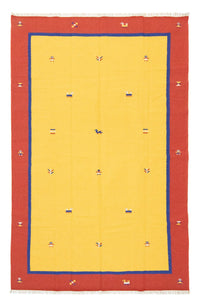 Kelim tapijt - Trendy - 300 x 200 cm - geel