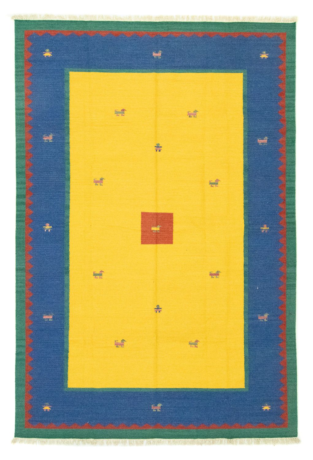 Kelim tapijt - Trendy - 300 x 200 cm - geel