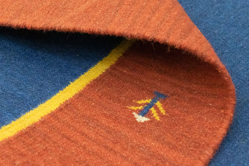 Kelim tapijt - Trendy - 300 x 200 cm - blauw