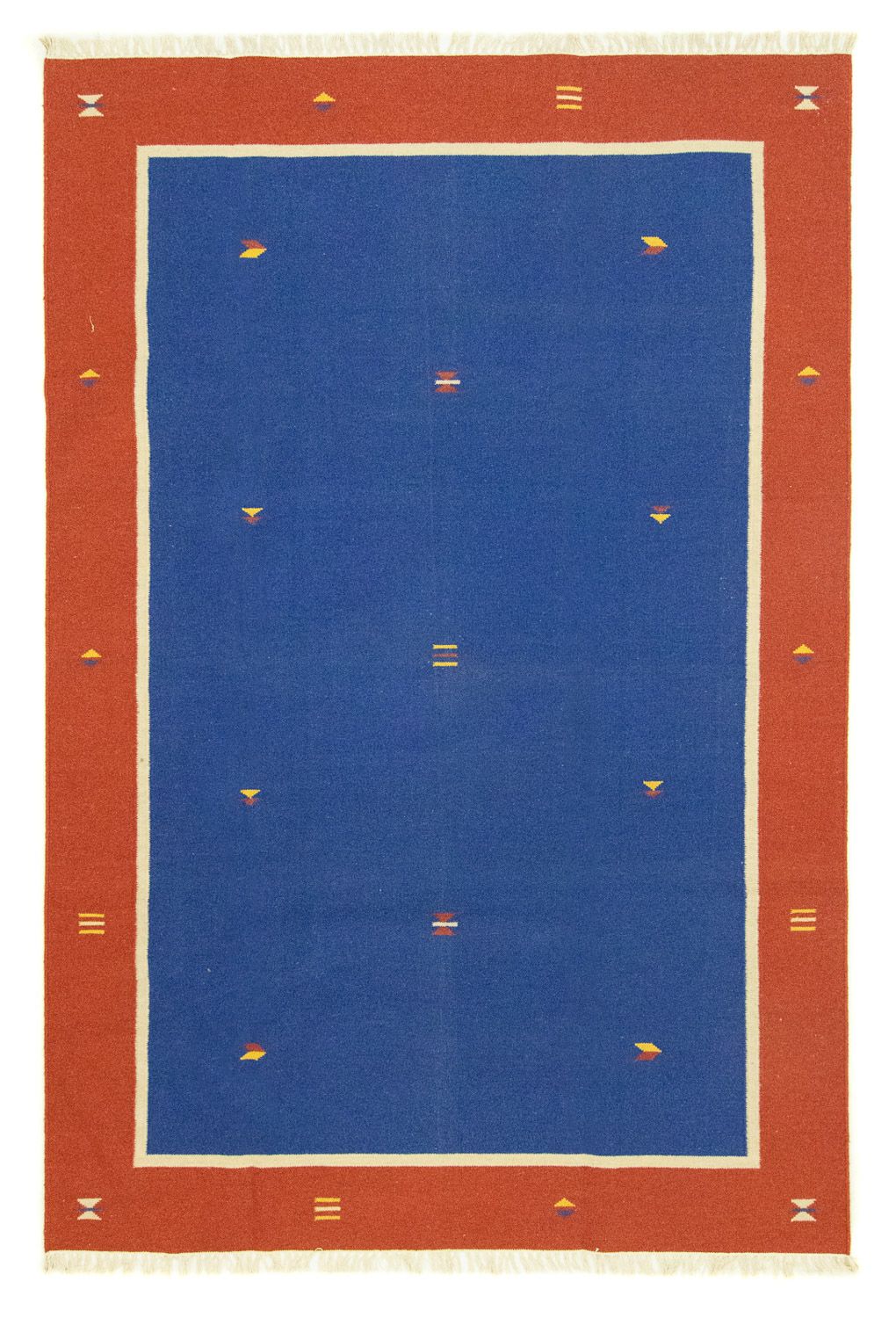 Kelim tapijt - Trendy - 300 x 200 cm - blauw