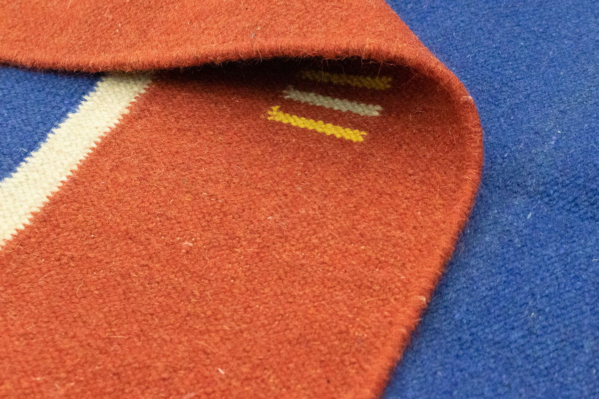 Kelim tapijt - Trendy - 300 x 200 cm - blauw