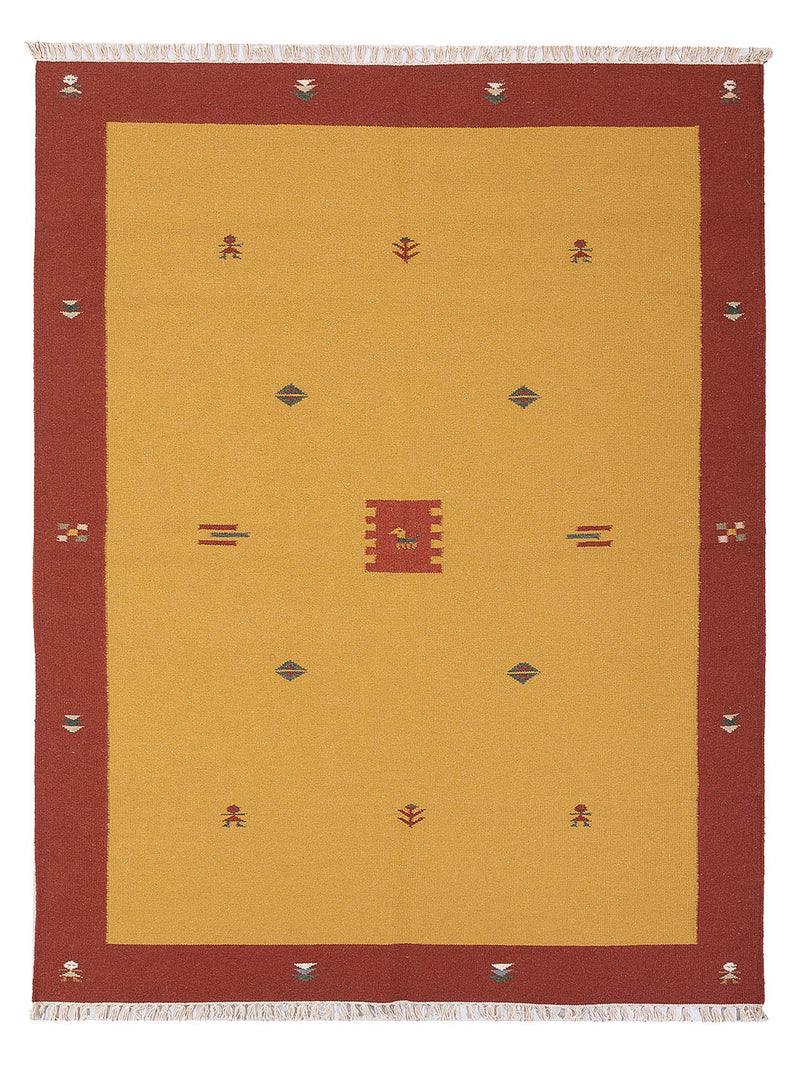 Moderne kilim Tapijt - Wollen tapijt