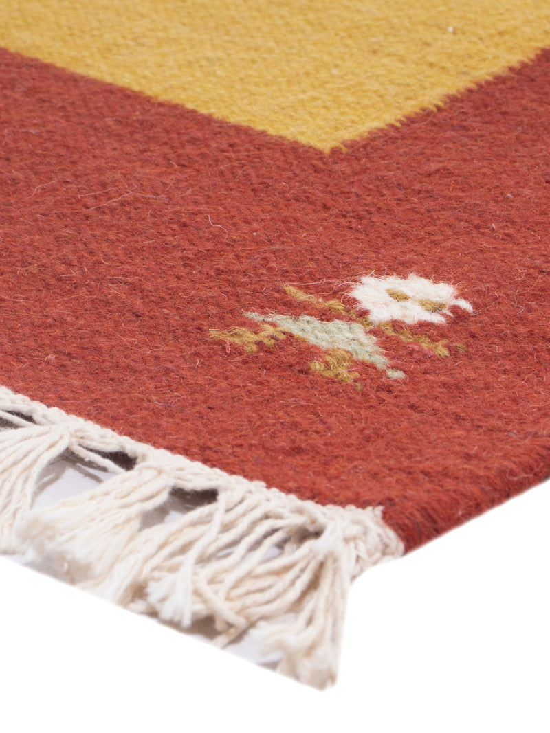 Moderne kilim Tapijt - Wollen tapijt