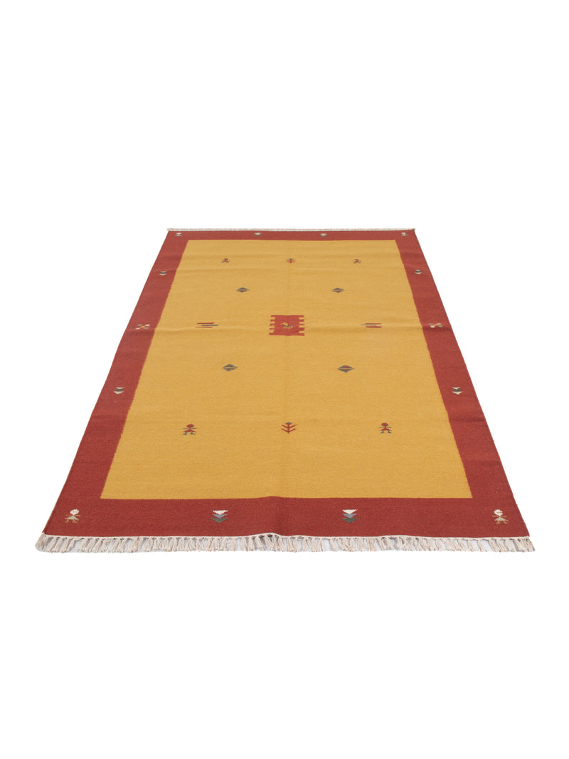 Moderne kilim Tapijt - Wollen tapijt