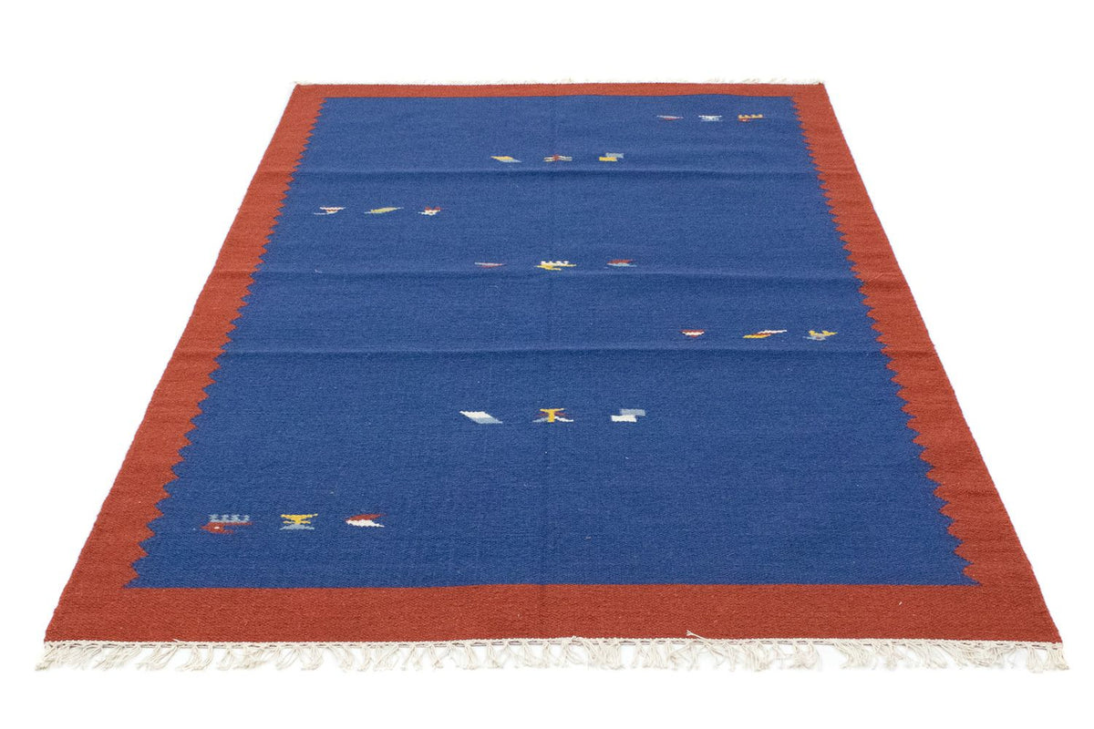 Kelim tapijt - Trendy - 180 x 120 cm - blauw