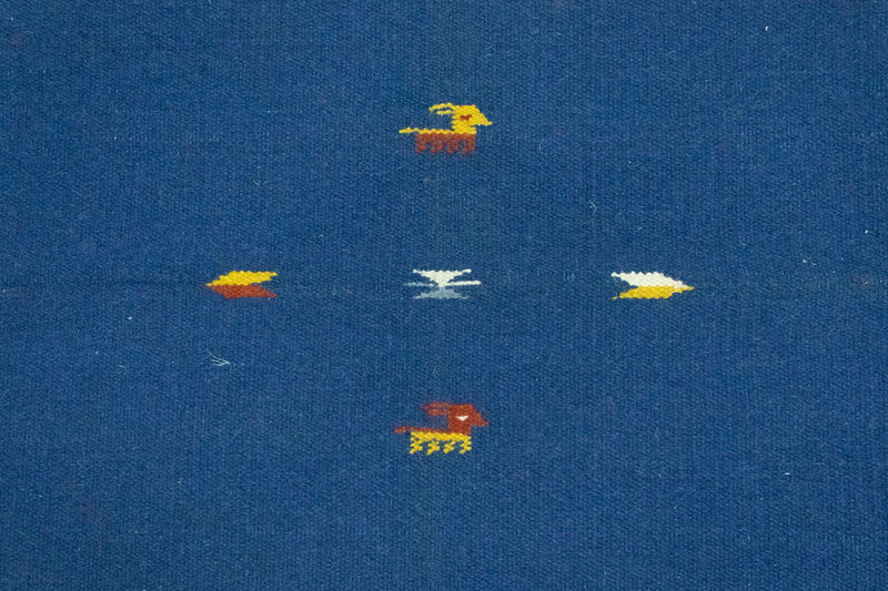 Kelim tapijt - Trendy - 180 x 120 cm - blauw