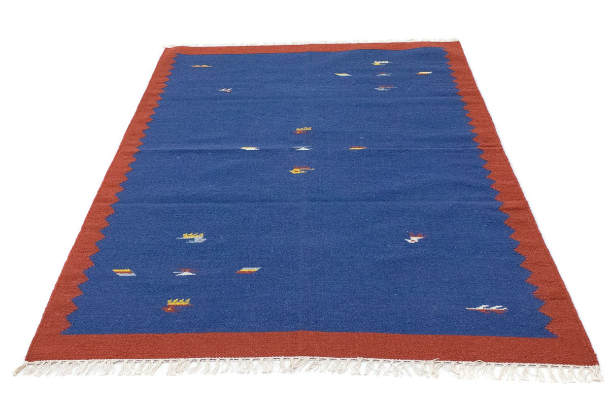 Kelim tapijt - Trendy - 180 x 120 cm - blauw