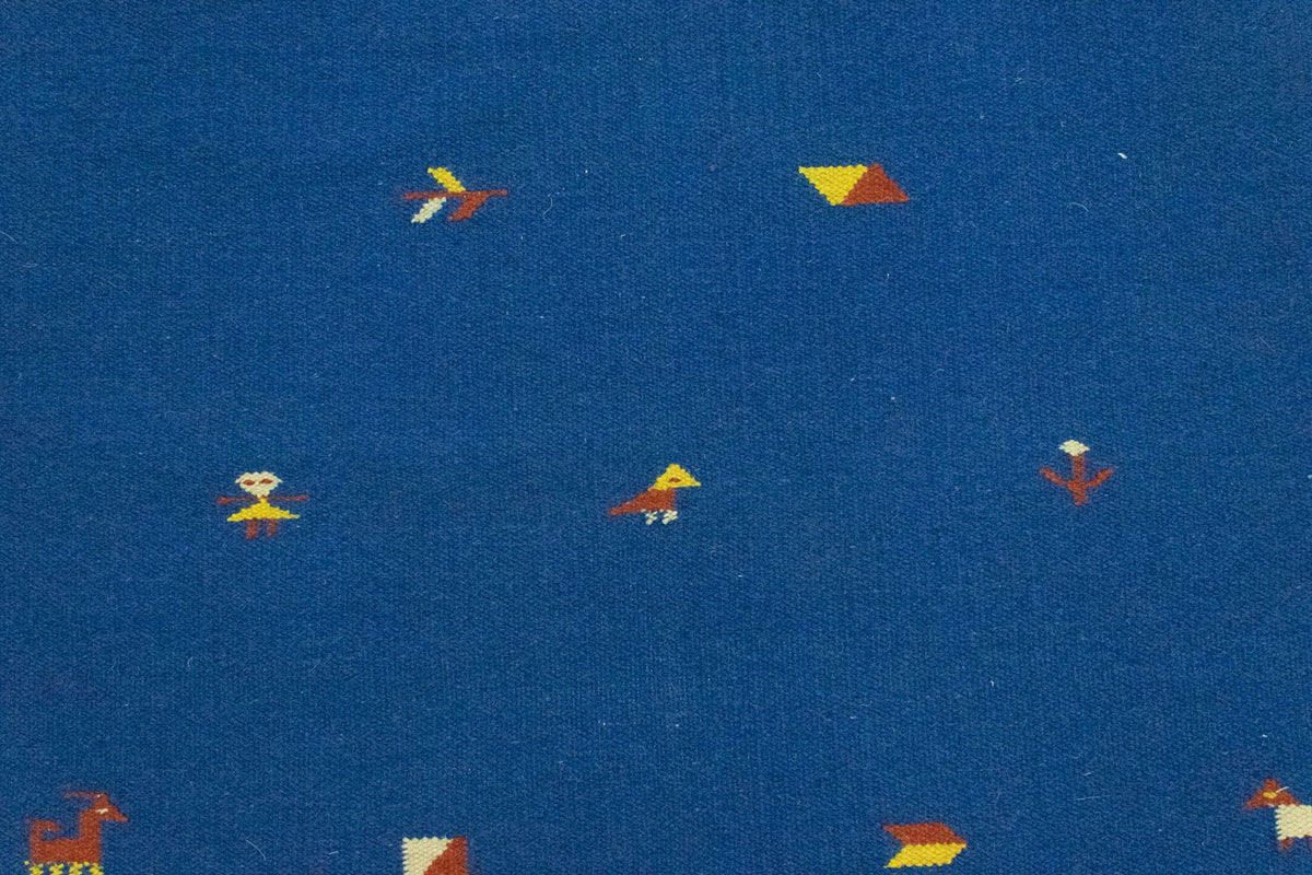 Kelim tapijt - Trendy - 180 x 120 cm - blauw