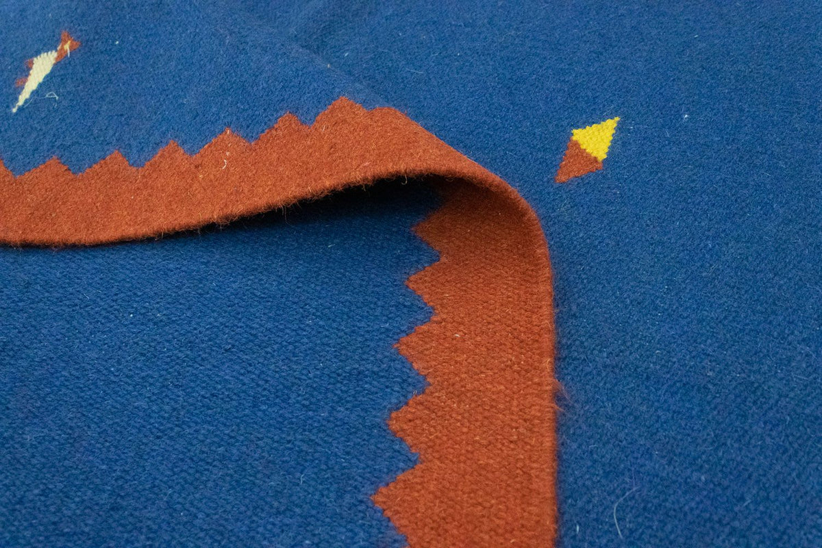 Kelim tapijt - Trendy - 180 x 120 cm - blauw