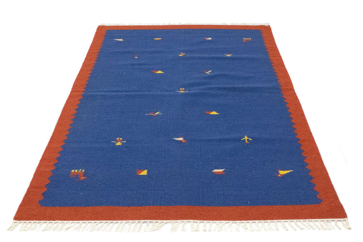 Kelim tapijt - Trendy - 180 x 120 cm - blauw