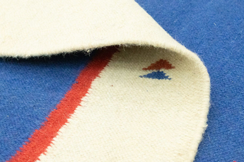 Kelim tapijt - Trendy - 180 x 120 cm - blauw