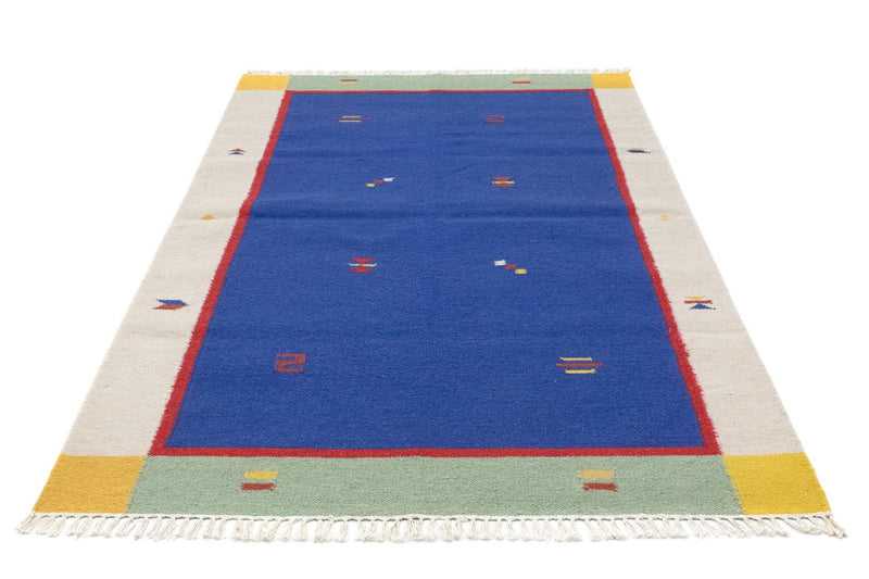 Kelim tapijt - Trendy - 180 x 120 cm - blauw