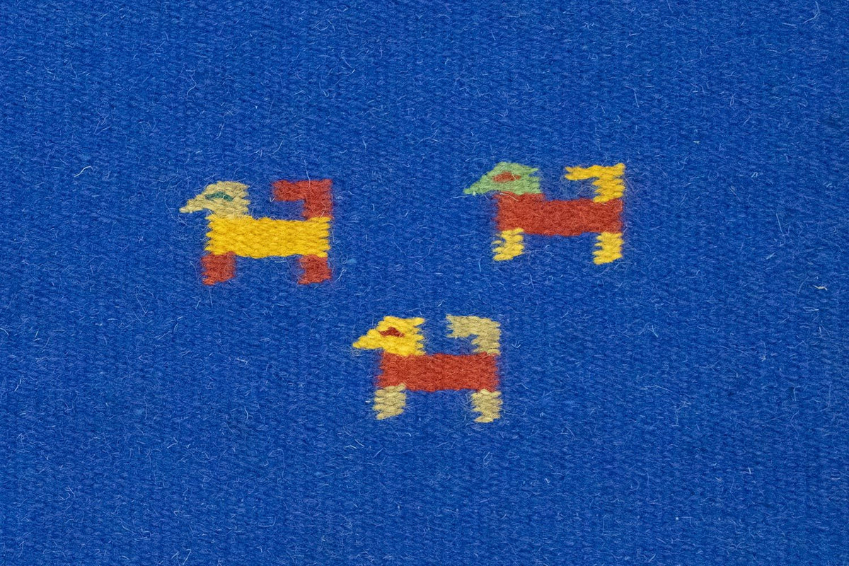 Kelim tapijt - Trendy - 180 x 120 cm - blauw