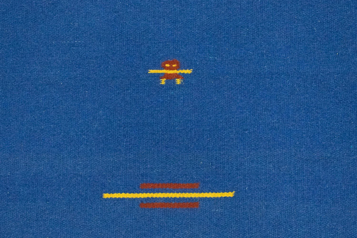 Kelim tapijt - Trendy - 180 x 120 cm - blauw