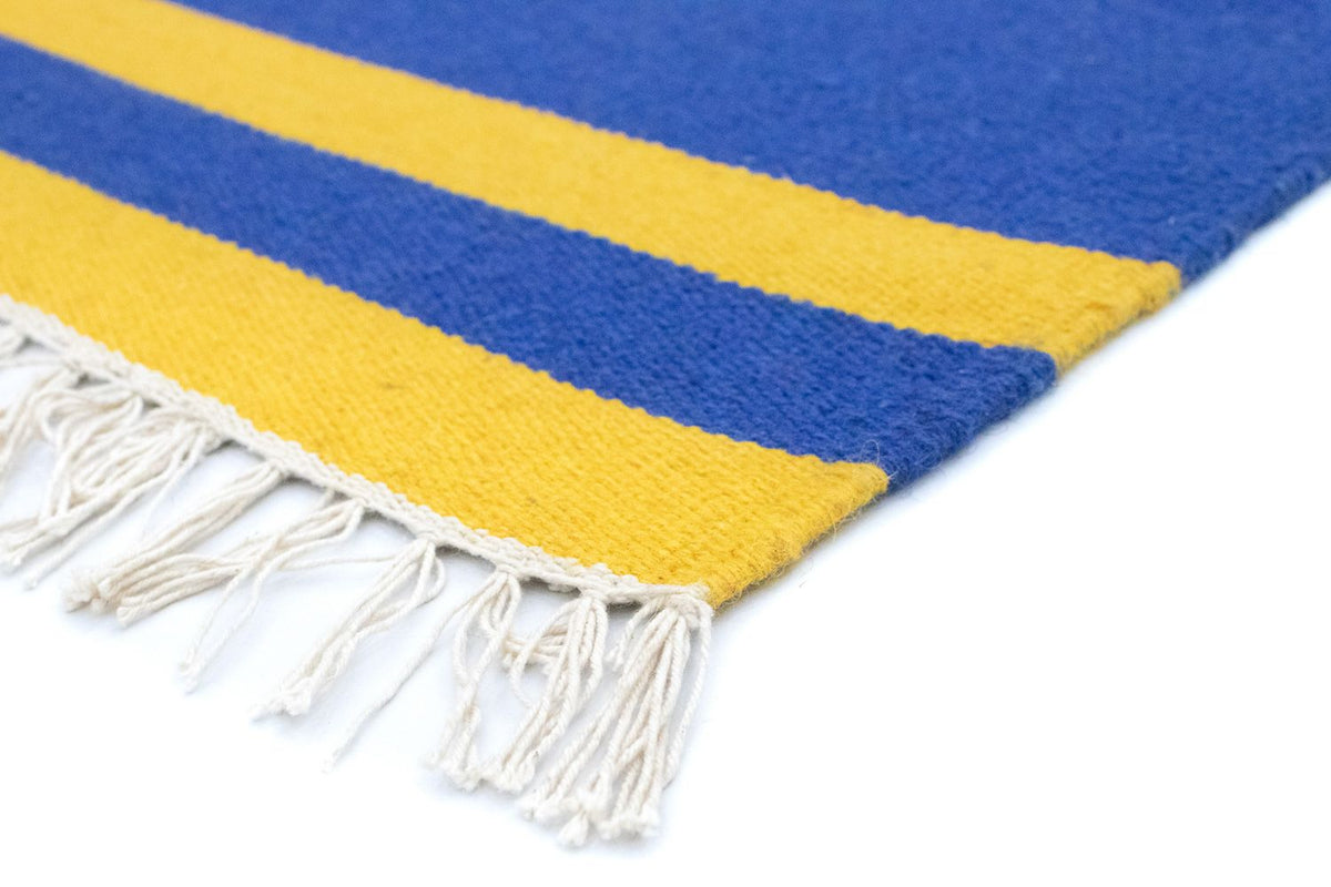 Kelim tapijt - Trendy - 180 x 120 cm - blauw