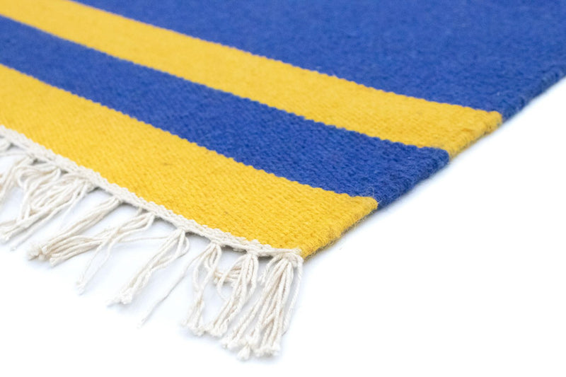 Kelim tapijt - Trendy - 180 x 120 cm - blauw