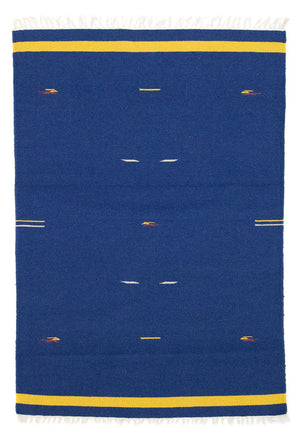 Kelim tapijt - Trendy - 180 x 120 cm - blauw