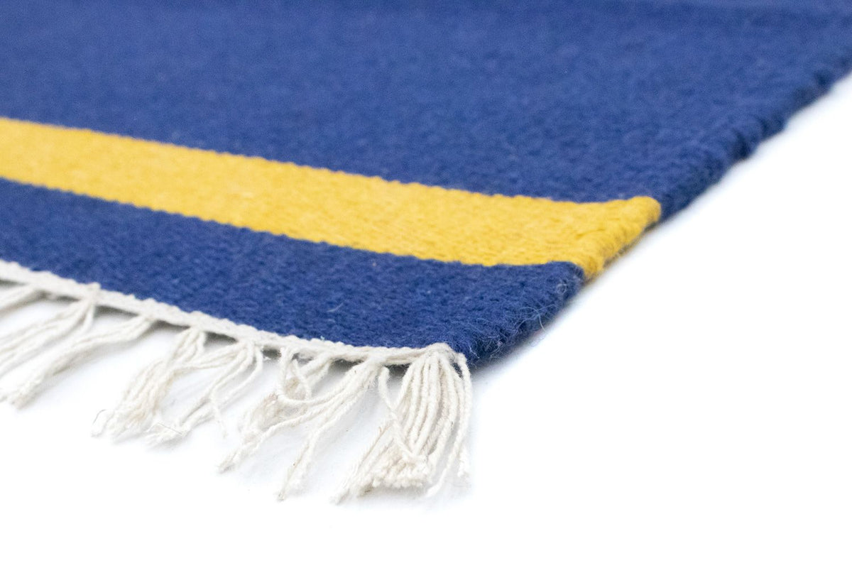 Kelim tapijt - Trendy - 180 x 120 cm - blauw