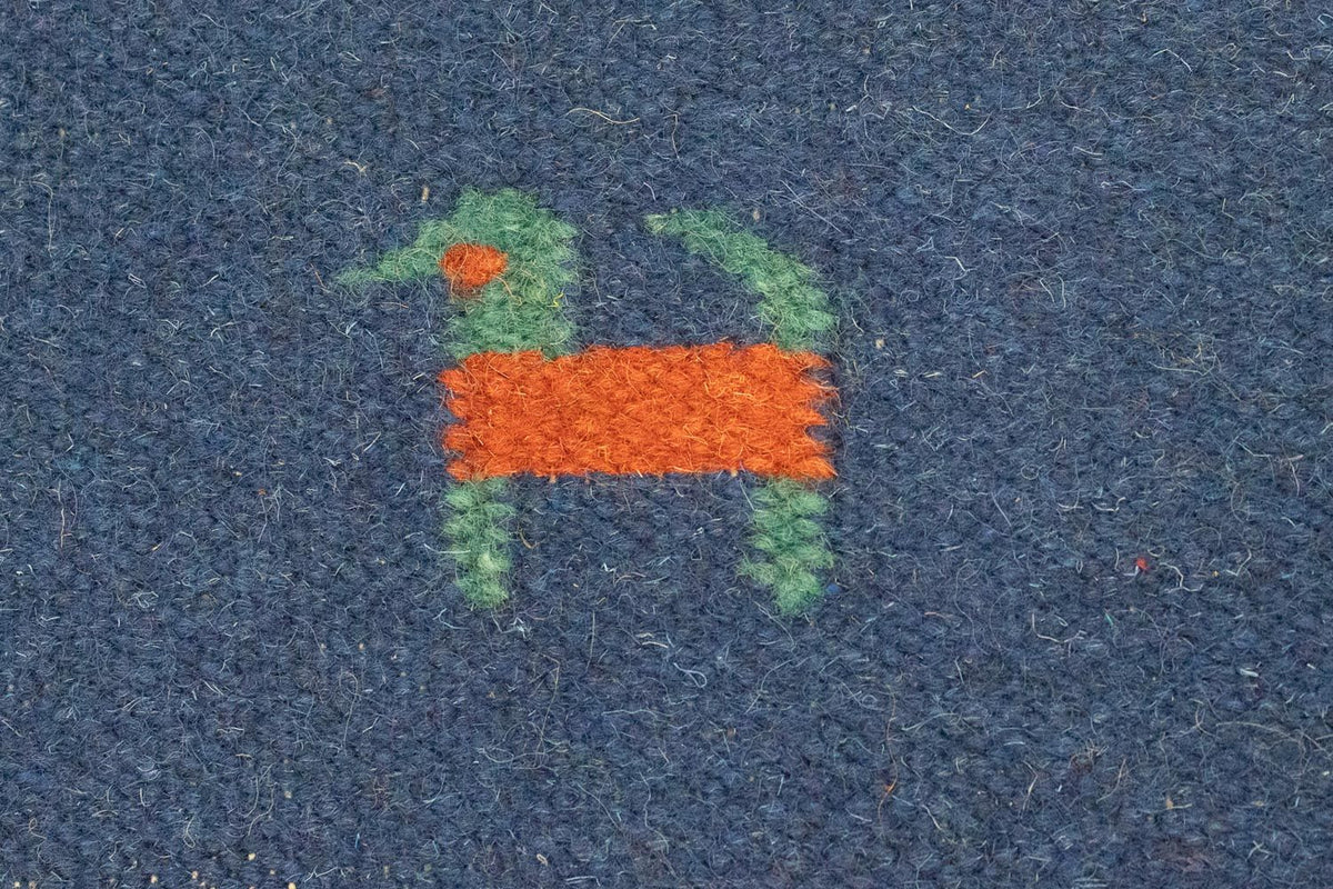 Kelim tapijt - Trendy - 200 x 140 cm - blauw