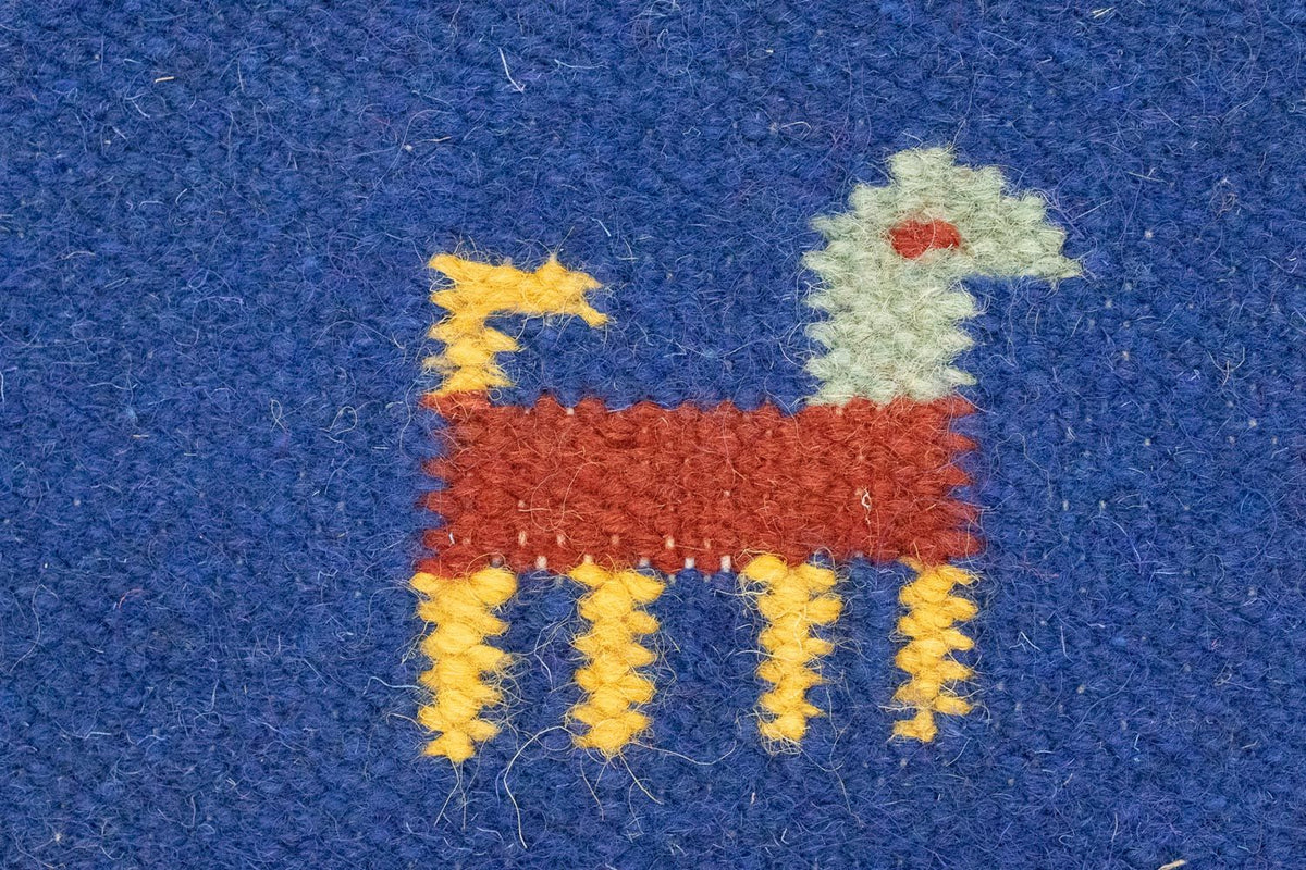 Kelim tapijt - Trendy - 200 x 140 cm - blauw