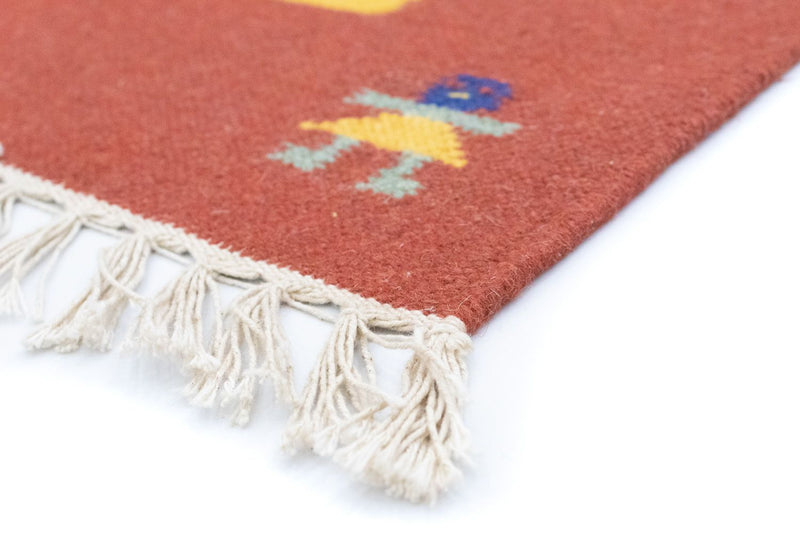 Kelim tapijt - Trendy - 200 x 140 cm - blauw