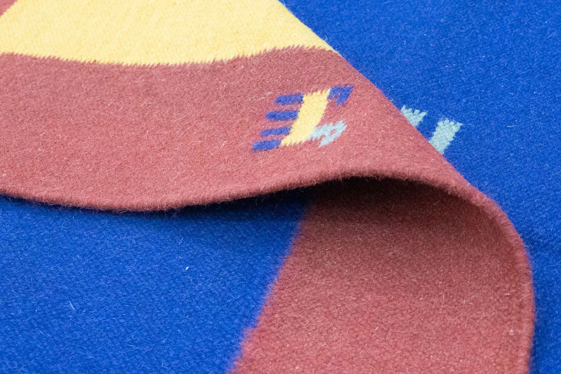 Kelim tapijt - Trendy - 200 x 140 cm - blauw