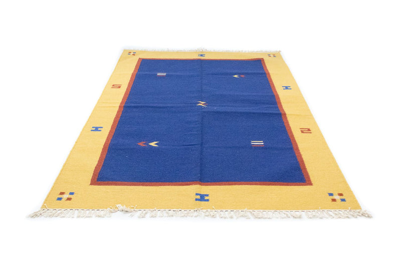 Kelim tapijt - Trendy - 200 x 140 cm - blauw
