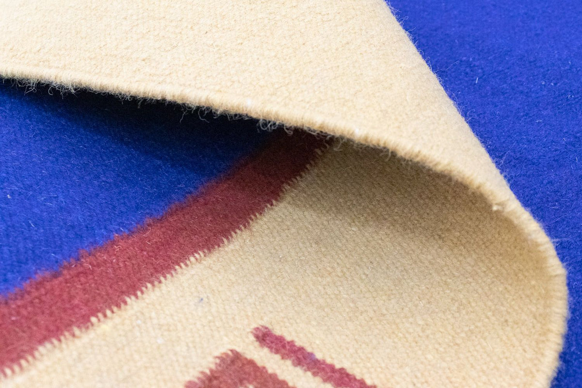 Kelim tapijt - Trendy - 200 x 140 cm - blauw