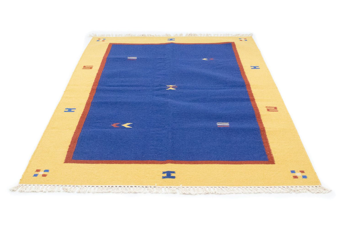 Kelim tapijt - Trendy - 200 x 140 cm - blauw