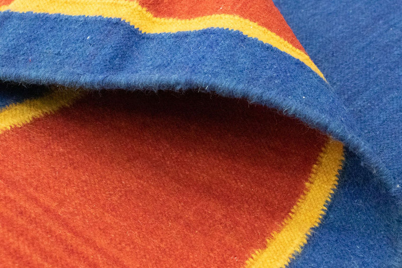 Kelim tapijt - Trendy - 300 x 200 cm - blauw