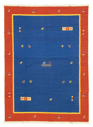 Kelim tapijt - Trendy - 300 x 200 cm - blauw