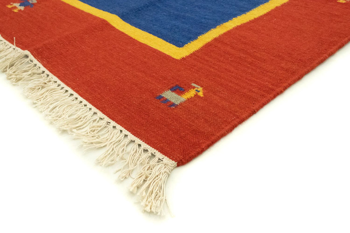 Kelim tapijt - Trendy - 300 x 200 cm - blauw