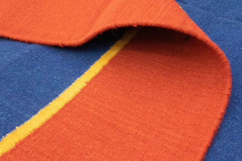 Kelim tapijt - Trendy - 300 x 200 cm - blauw