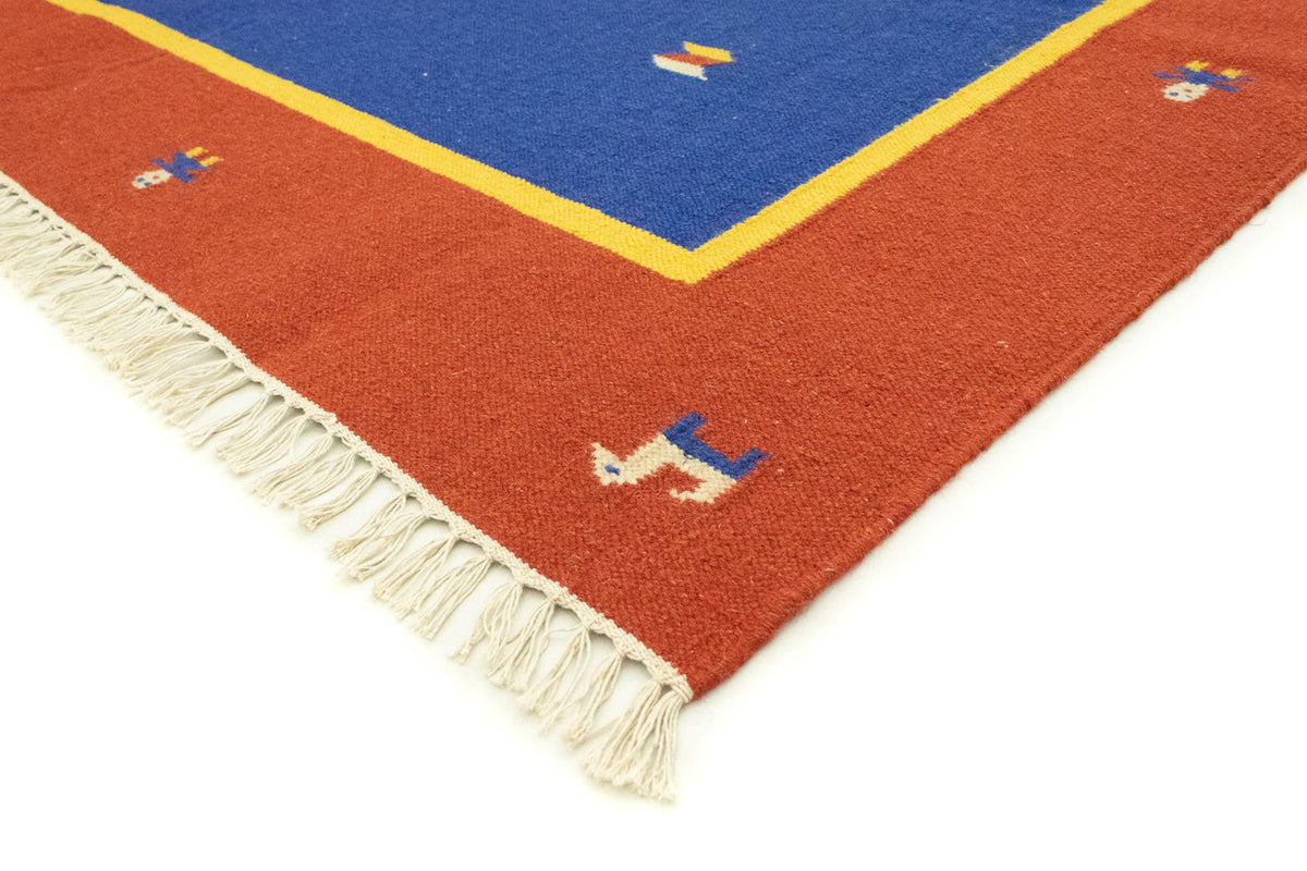 Kelim tapijt - Trendy - 300 x 200 cm - blauw