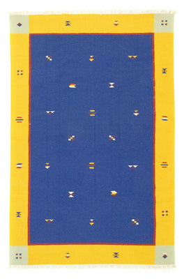 Kelim tapijt - Trendy - 300 x 200 cm - blauw
