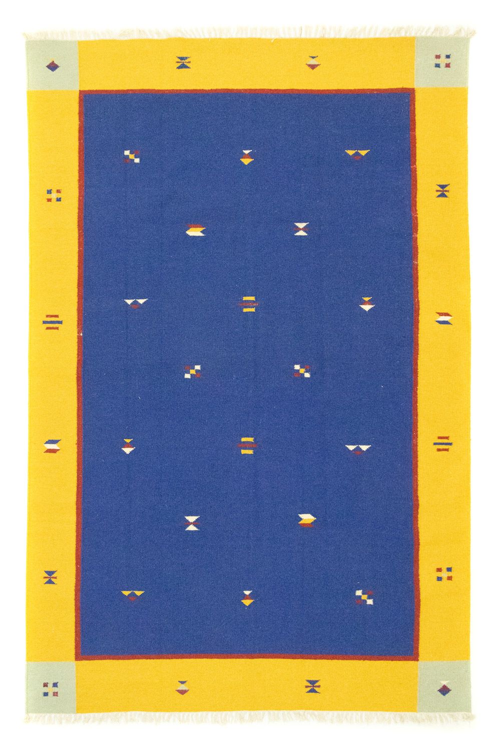 Kelim tapijt - Trendy - 300 x 200 cm - blauw