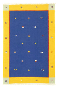 Kelim tapijt - Trendy - 300 x 200 cm - blauw