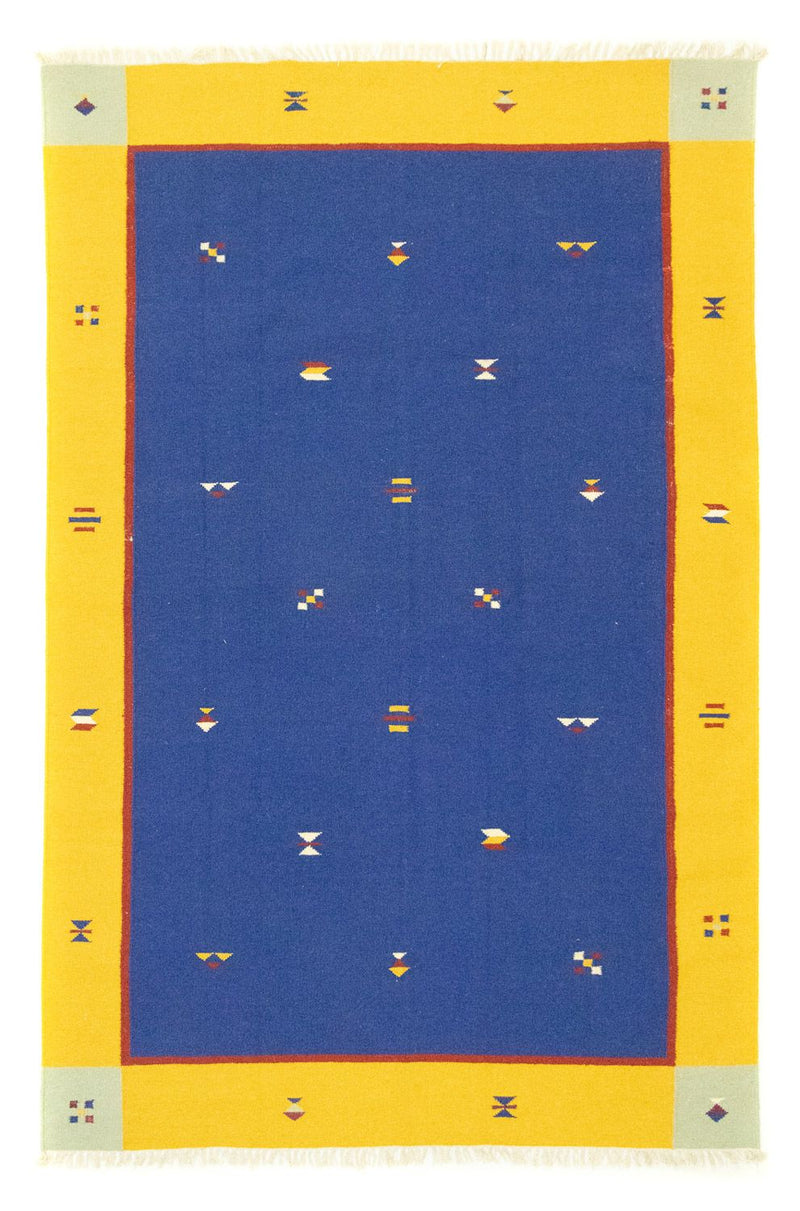 Kelim tapijt - Trendy - 300 x 200 cm - blauw