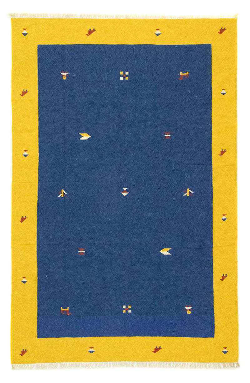 Kelim tapijt - Trendy - 300 x 200 cm - blauw