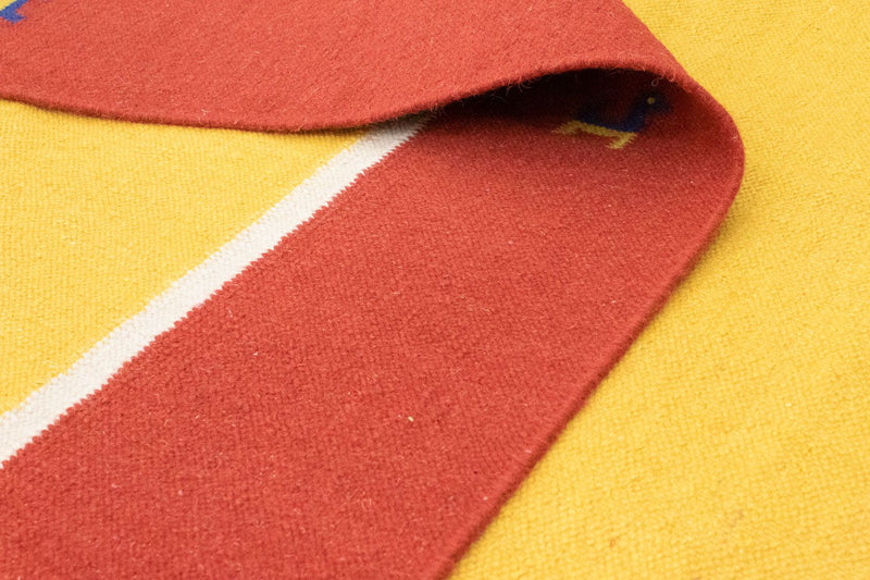 Kelim tapijt - Trendy - 300 x 200 cm - geel