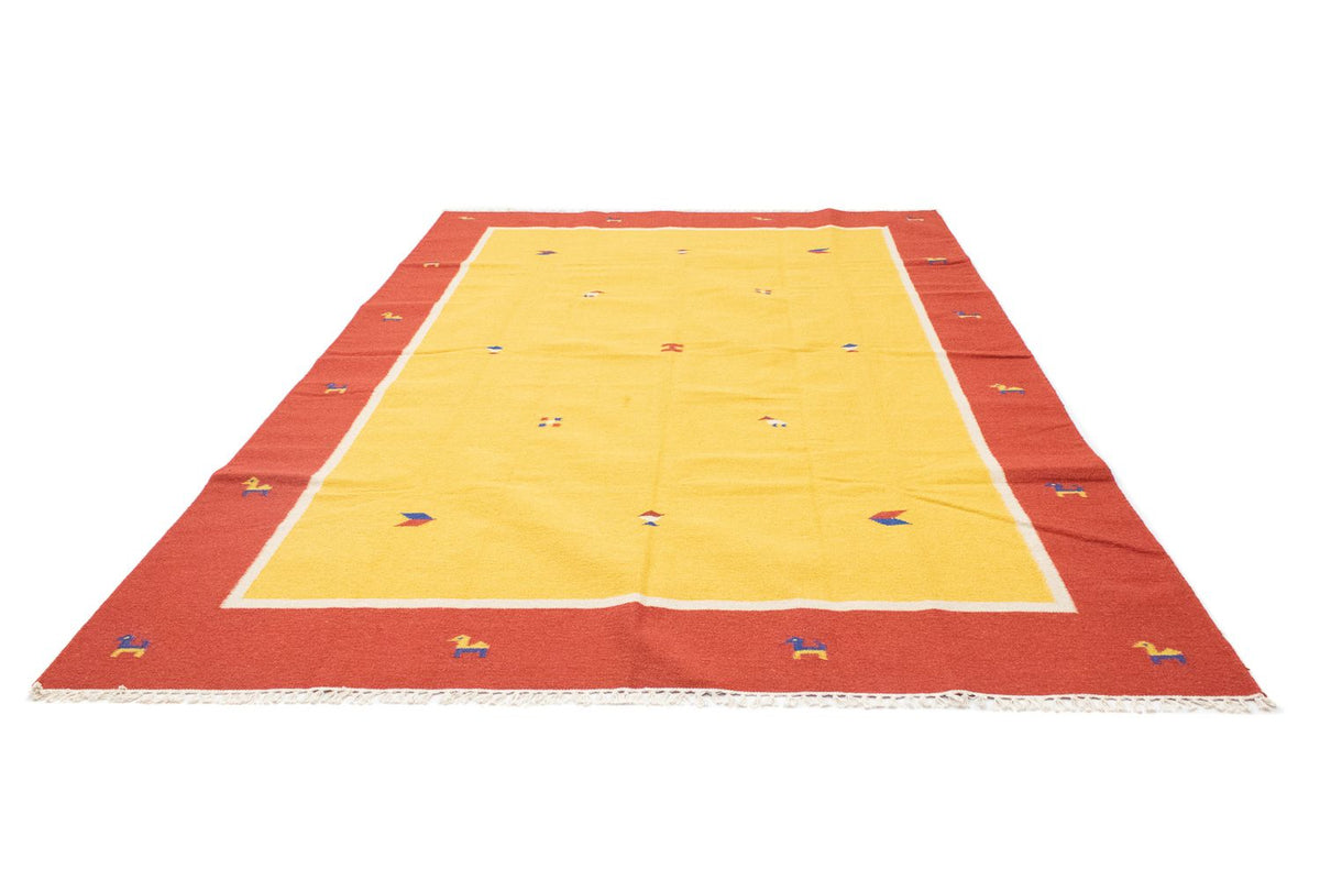 Kelim tapijt - Trendy - 300 x 200 cm - geel