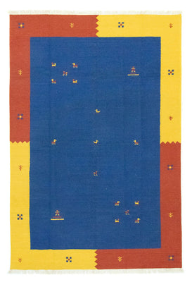 Kelim tapijt - Trendy - 300 x 200 cm - blauw