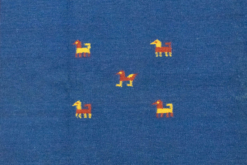 Kelim tapijt - Trendy - 300 x 200 cm - blauw