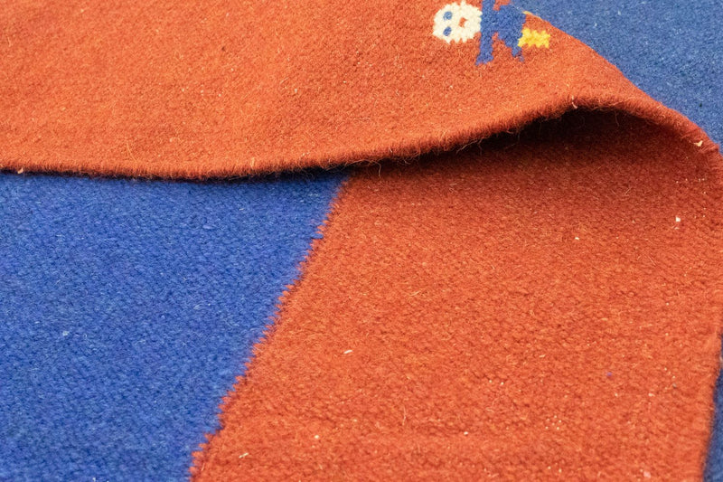 Kelim tapijt - Trendy - 300 x 200 cm - blauw