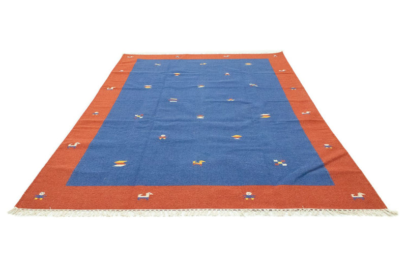 Kelim tapijt - Trendy - 300 x 200 cm - blauw